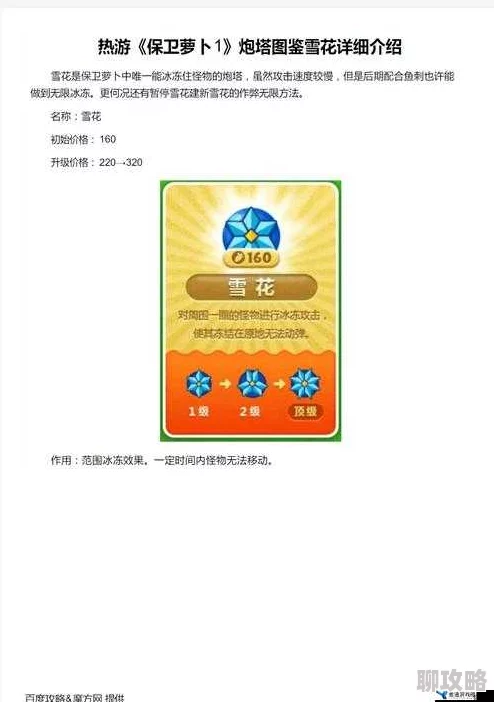 2025年热门评测：保卫萝卜3雪花炮塔在赏金赛中的实战表现与策略分析